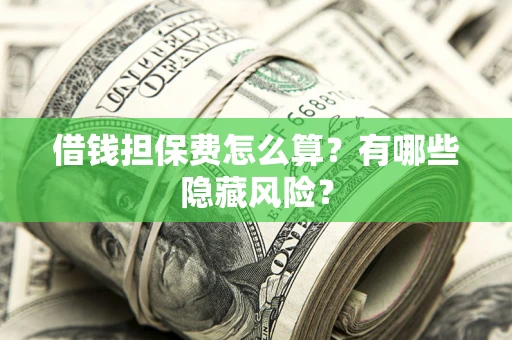 北京借钱担保费怎么算？有哪些隐藏风险？