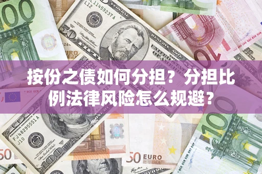 北京按份之债如何分担？分担比例法律风险怎么规避？