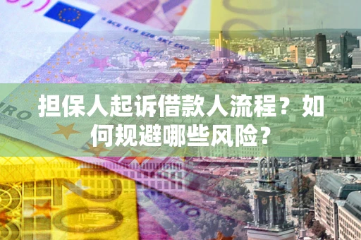 北京担保人起诉借款人流程？如何规避哪些风险？