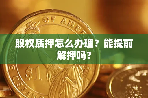 北京股权质押怎么办理？能提前解押吗？